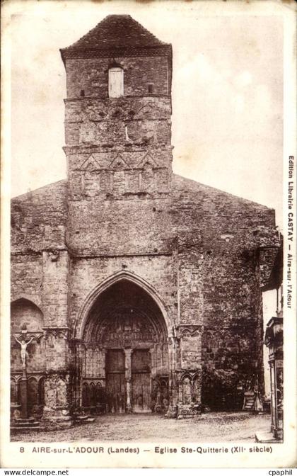 CPA Aire sur l'Adour Eglise Ste Quitterie
