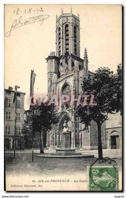 CPA Aix en Provence la Cathedrale