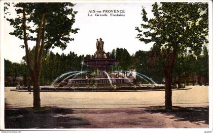 CPA Aix en Provence La grande fontaine