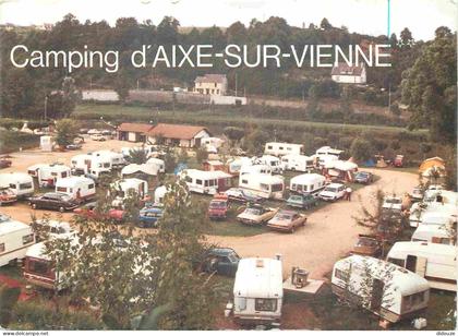 Carte Postale - 87 - Aixe sur Vienne - Camping Municipal Les Grêves - Automobiles - Caravanes - CPM - Voir Scans Recto-V