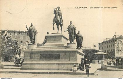 CPA Ajaccio - Monument Bonaparte