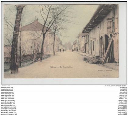 carte  d' albens   ( recto verso )