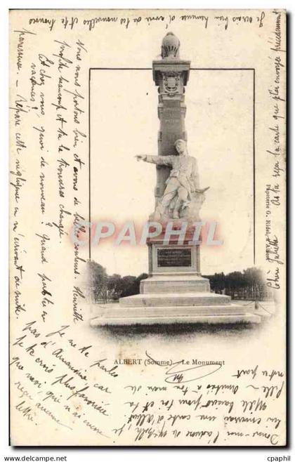 CPA Albert Le Monument Militaria