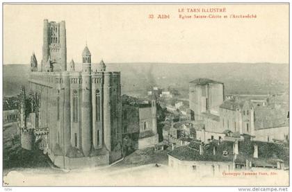 32 - Albi - église Sainte Cécile et l'archvêché , ,   hz130