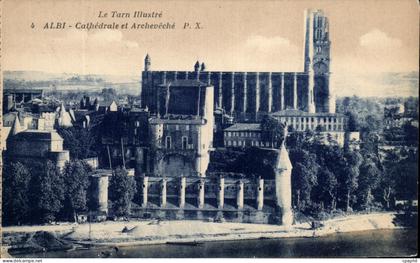 CPA Albi Cathedrale et Archeveche
