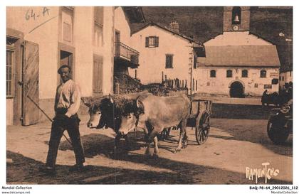 BAQP8-0632-64 - ALDUDES - Attelage