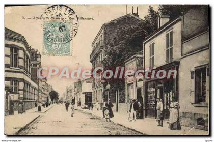 CPA Alfortville (Seine) Rue Villeneuve