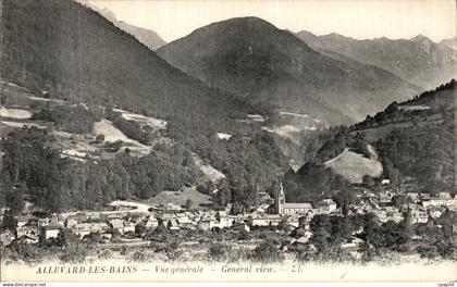 CPA Allevard les Bains Vue generale