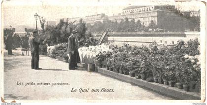 CPA  Carte postale France  Paris   Petits métiers Quai aux fleurs  VM63555ok