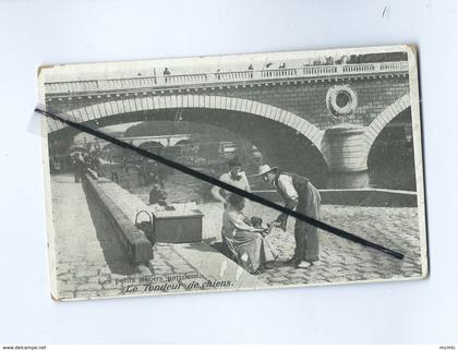 CPA - Les petits métiers Parisiens - Le Tondeur de Chiens