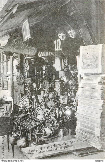REPRO les Petits Metiers de Paris Marchands d'Antiquites