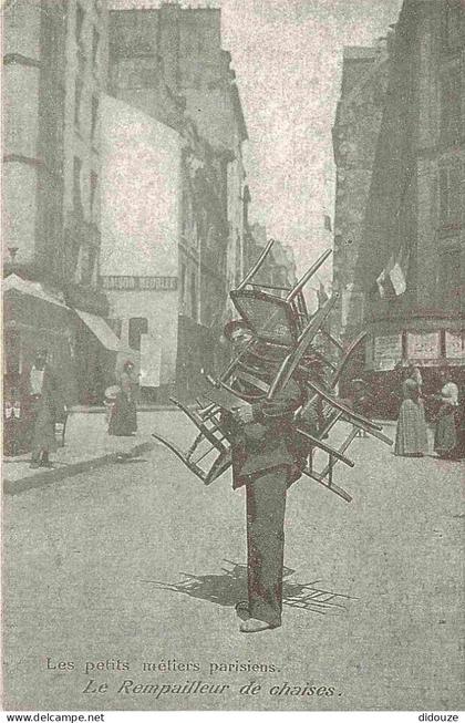 Reproduction CPA - 75 Paris - Les petits métiers parisiens - Le Rampailleur de chaises - Série 1900 - 1905 Reproduction