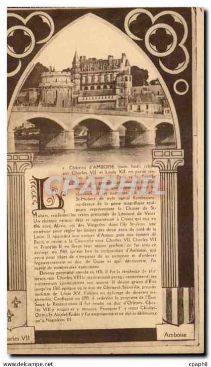 CPA Amboise Chaieau d'Amboise