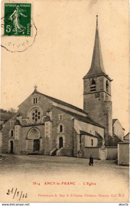 CPA ANCY-le-FRANC - L'Église (357531)
