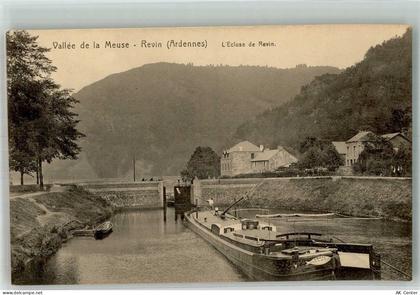 08500 Revin Foto AK Frachtschiff L'Ecluse de Revin Schleuse - 14100464