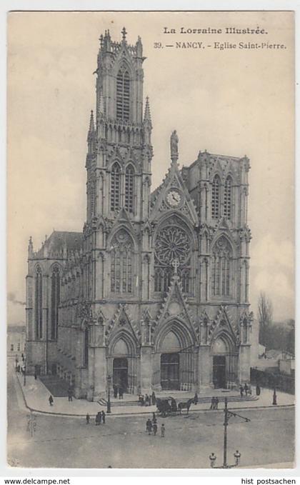 (29458) AK Nancy, Eglise Saint-Pierre 1910er
