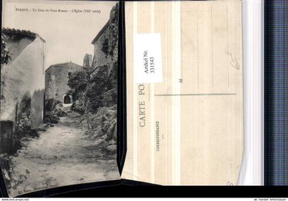 331543,Provence-Alpes-Cote d'Azur Var Evenos Un Coin de Vieux Evenos L'Eglise Kirche