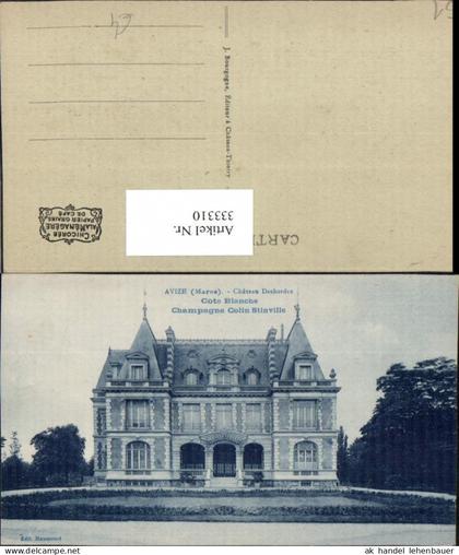 333310,Champagne-Ardenne Marne Avize Chateau Desbordes Schloss