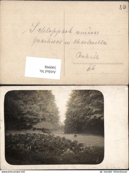 340998,Foto AK Champagne-Ardenne Ardennes Charleville Schlosspark