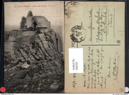 344193,Rhone-Alpes Ardeche Saint-Peray Ruines du Crussol Ruine