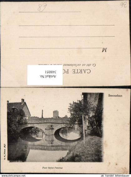 348051,Centre Indre Issoudun Pont Saint-Paterne Brücke