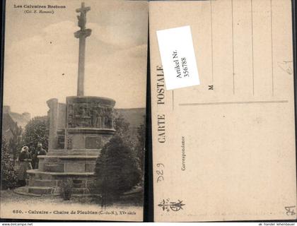 356788,Bretagne Finistere Calvaire Bretons Chaire de Pleubian Kruzifix