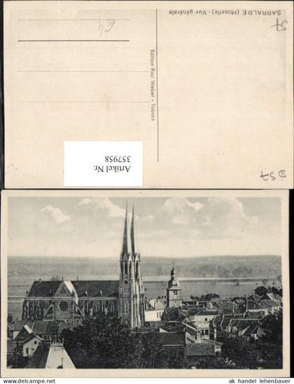 357958,Lothringen Moselle Sarralbe Vue generale Teilansicht Kirche