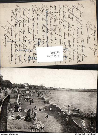 358163,Pays de la Loire Loire-Atlantique St. Nazaire La Plage Strand Strandleben