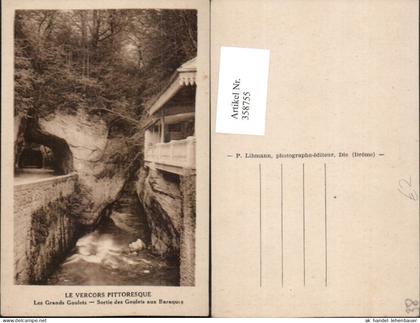 358755,Rhone-Alpes Isere Les Grands Goulets Sortie des Goulets aux Baraques