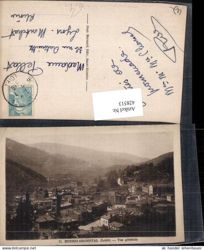 428513,Rhone-Alpes Loire Bourg-Argental Vue generale Totale