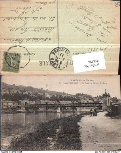 456484,Champagne-Ardenne Ardennes Montherme Pont Brücke