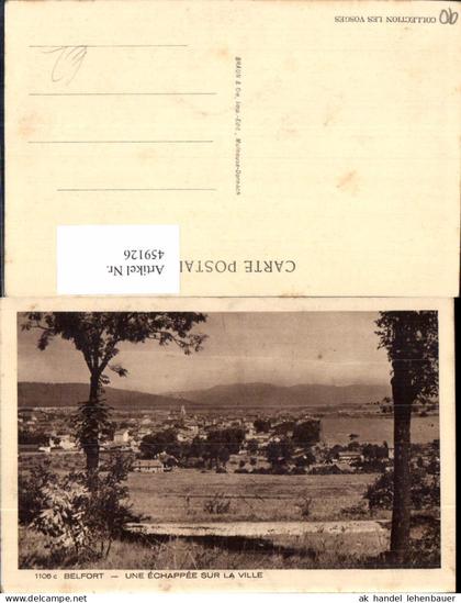 459126,Franche-Comte Territoire-de-Belfort Belfort Une Echappee sur la Ville