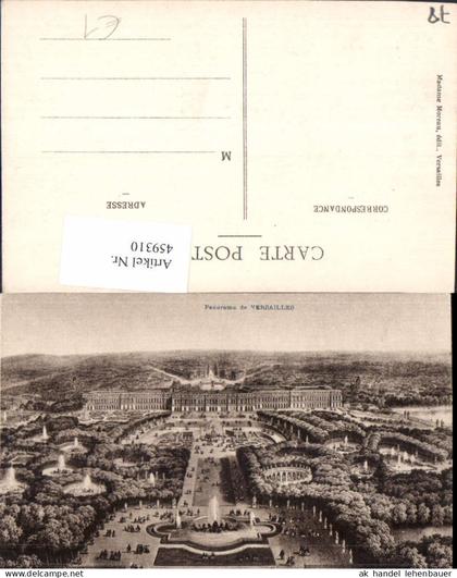 459310,Ile-de-France Yvelines Panorama de Versailles Schloss Luftbild