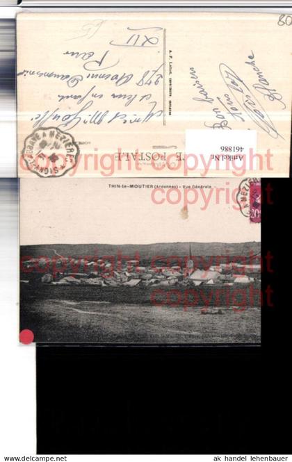 461886,Champagne-Ardenne Ardennes Thin-le-Moutier Vue Generale Totale