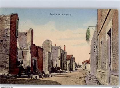 51600 Auberive 1915 - Straßenansicht zerstörte Gebäude - 51539072