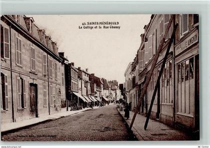 51800 Sainte-Menehould - Le Collège et la Rue Chanzy - 13120169