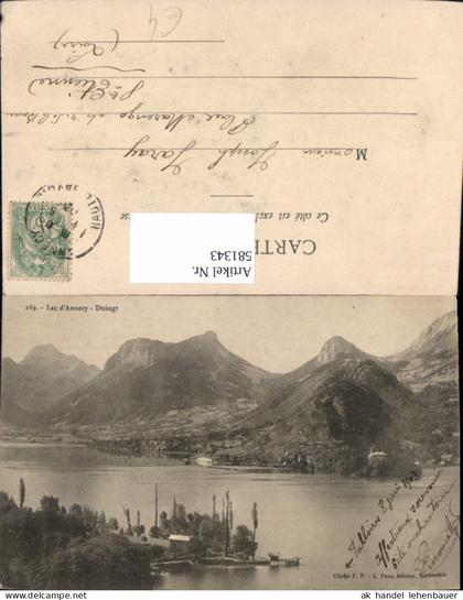 581343,France Lac d Annecy Duingt