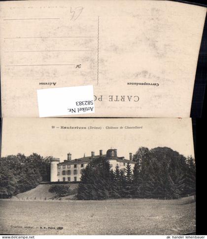 582383,France Hauterives Drome Chateau de Chastellard Schloss
