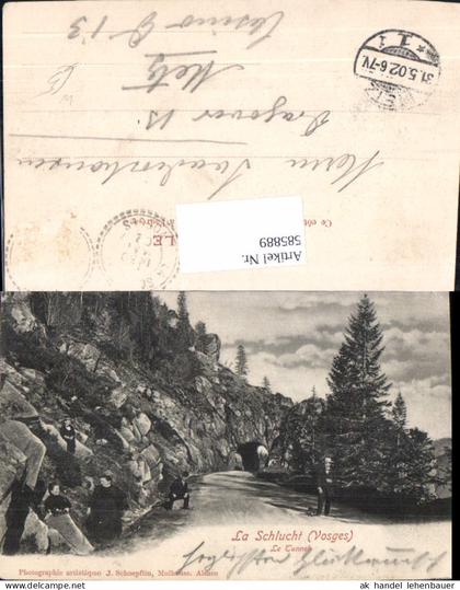 585889,La Schlucht Vosges Le Tunnel Xonrupt-Longemer France