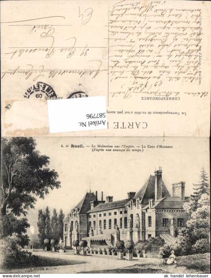 587796,Rueil-Malmaison Rueil La Malmaison sous l Empire La Cour d Honneur France