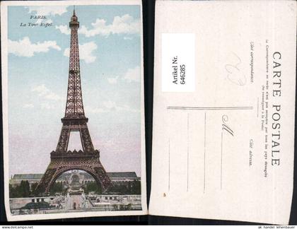 646285,Paris La Tour Eiffel Eiffelturm France