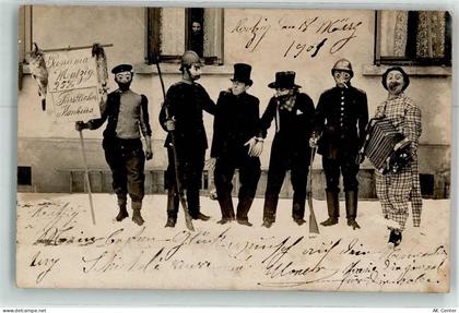 67190 Mutzig 1901 Privatfoto AK Winter Panaman Mutzig Fürstlicher Konkur... - 13481515