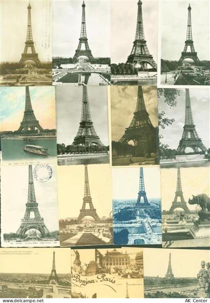 75000 Paris Lot mit 36 AK Eiffelturm - 13822037