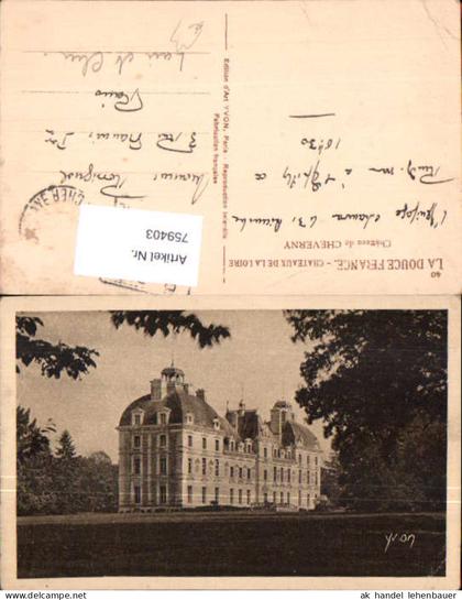 759403 Cheverny Château de Cheverny Dép. Loir-et-Cher France 1930