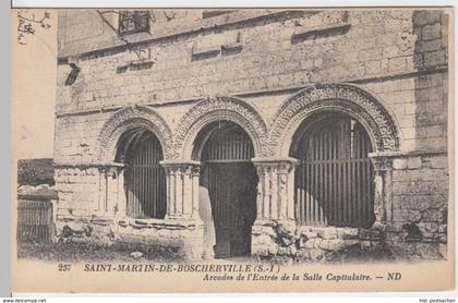 (8451) AK Saint-Martin-de-Boscherville, Abtei, Kapitelsaal, um 1929