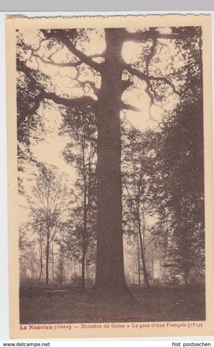 (8524) AK Le Nouvion, Guise, Aisne, gr. Eiche, vor 1945