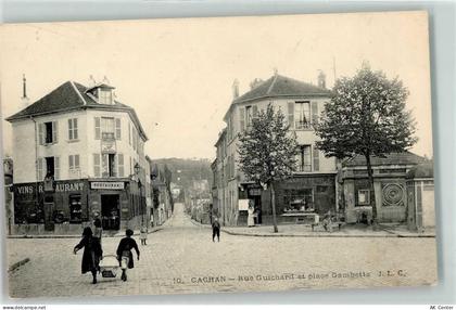 94230 Cachan 1914 - Rue Guichard et Place Cambetta - 13910815