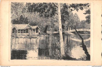 B106815 France Le Vesinet le Grand Lac Lake Bridge