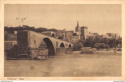 BF10380 le pont st benezet et le palais des pap avignon france        France