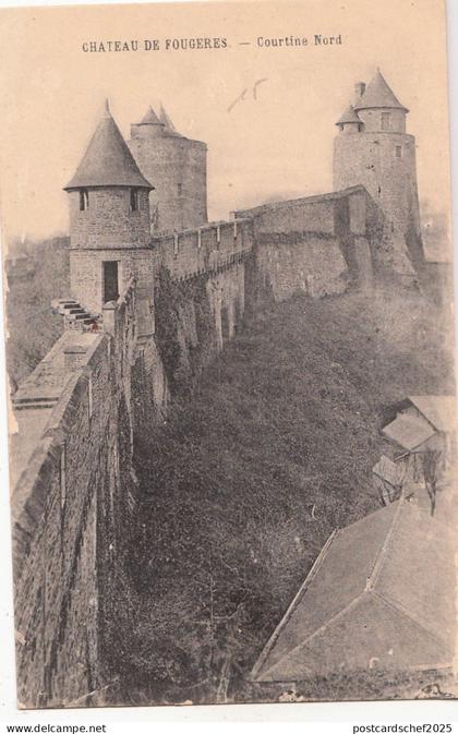 BF16388 chateau courtine nord fourges france front/back image
